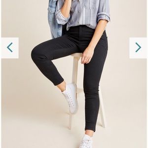 Anthro Pilcro High-Rise Denim Leggings 26 Ankle